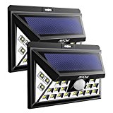 2 Lampade Solari con tecnologia LED impermeabili, con sensore ad infrarossi per l’auto accensione.