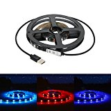 Strisce Led RGB da 1M  IP65 Impermeabile, in dotazione il telecomando per cambiare intensità e colore.