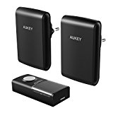 Aukey WD-TD03 Campanello con 2 Plug-In Ricevitori