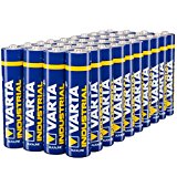 Varta Confezione Industrial 40 Batterie Alcaline, Tipo AAA