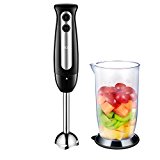 Aicok Frullatore ad Immersione 2 Velocità 700 Watt