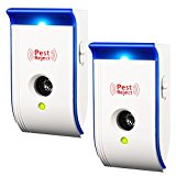 Repellente ad Ultrasuoni, Controllo dei Parassiti Repeller Elettronico, con Luce Notturna (Solo 50 Pezzi)