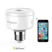 Smart Socket Koogeek: rende intelligenti ed aggiunge il WiFi alle lampadine che avete già in casa