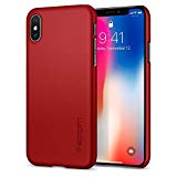 Spigen – Cover Thin Fit per iPhone X in tutti i colori: Rosso, Bianco, Rose Gold, Oro, Nera e Grigia a 2,95€ con questo COUPON