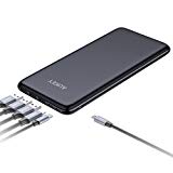 AUKEY Power Bank da 20.000 mAh con USB-C per ricaricarla velocemente e 5 porte di uscita: 3 USB + 1 Lightning + 1 USB-C