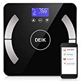 Deik Bilancia Pesa Persone Smart Bluetooth con Display Retroilluminato –  Per iOS e Android