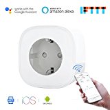 Presa Smart WiFi da 16A con Controllo dei Consumi – Funziona con iOS, Android, Alexa e Google Assistant