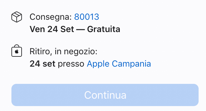 disponibilità iphone 13 pro
