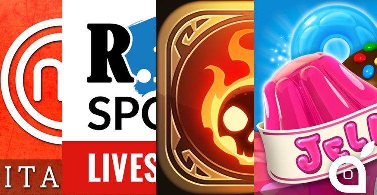 Novità su App Store: MasterChef Italia, Repubblica Sport Livescore, BattleHand, Candy Crush Jelly Saga