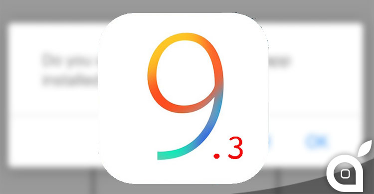iOS 9.3 Beta 1 mostra un nuovo look degli alert di Safari simile ad Android