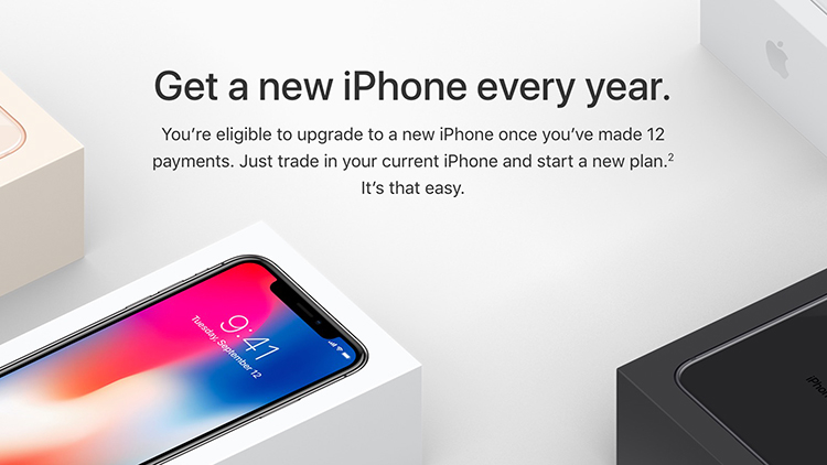 Apple attiva l’iPhone Upgrade Program anche per iPhone X