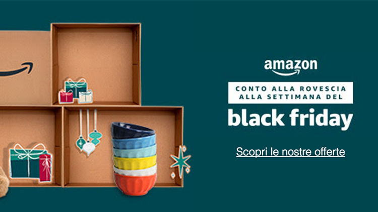 Black Friday Amazon: oltre 15.000 prodotti dal 20 al 40% di sconto [AGGIORNATO]