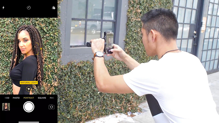 Un fotografo compara gli Effetti Luce della modalità ritratto di iPhone X con le luci di un vero studio fotografico