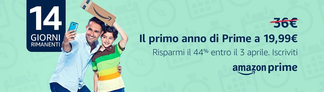 AMAZON PRIME: Il costo dell’abbonamento passa a 36 euro