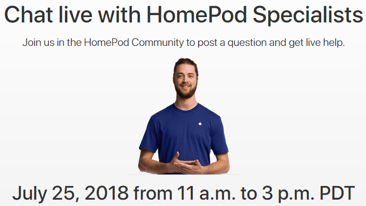 Evento in diretta dedicato ad HomePod: gli esperti Apple risponderanno alle domande degli utenti