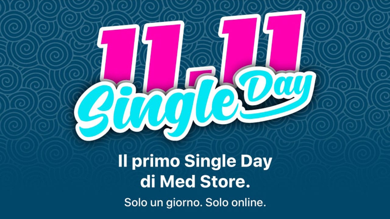 Solo un giorno, solo online: arriva il Single Day, Med Store sconta fino al 60%