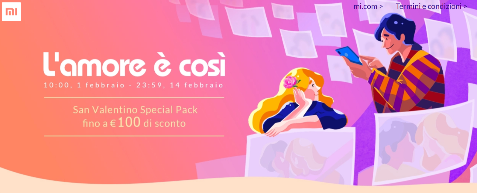 Xiaomi celebra le coppie in vista di San Valentino: fino a 100€ di sconto sull’acquisto di dispositivi in bundle