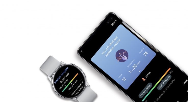 L’app Samsung Health respira profondamente e si rilassa: arrivano gli esercizi di meditazione