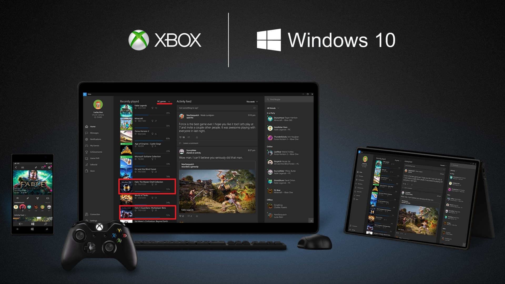 Giochi Xbox One su Windows 10 con la Insider Preview Build 18334