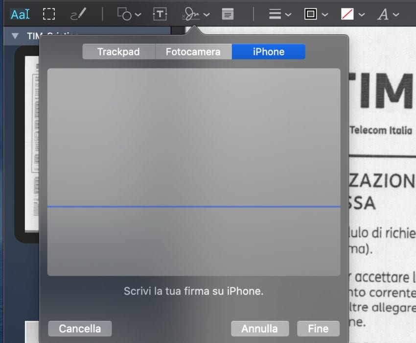 macOS Catalina permette di firmare i documenti sfruttando lo schermo dell’iPhone e iPad con iOS 13