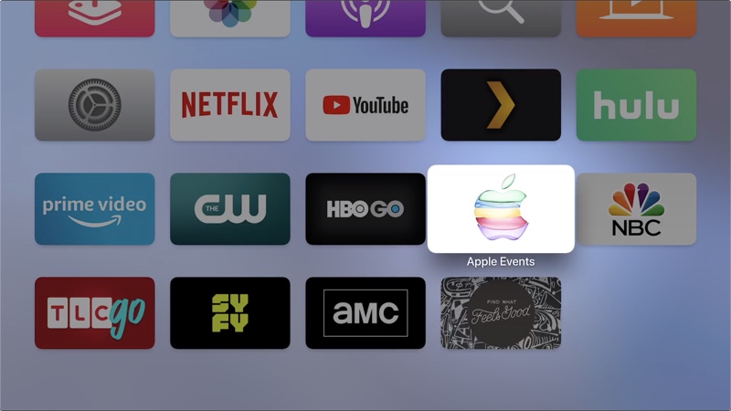 Apple aggiorna Apple Events per tvOS in vista dell’evento del 10 settembre