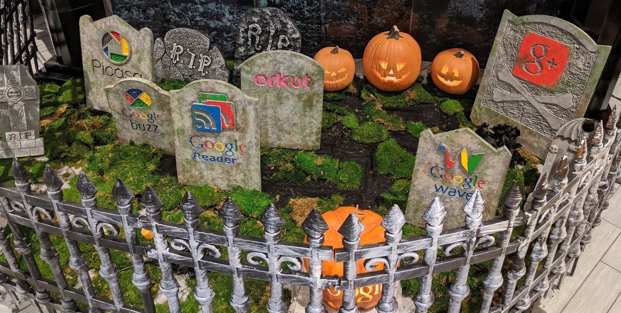 Google ha fatto un “vero” cimitero per i suoi servizi defunti!