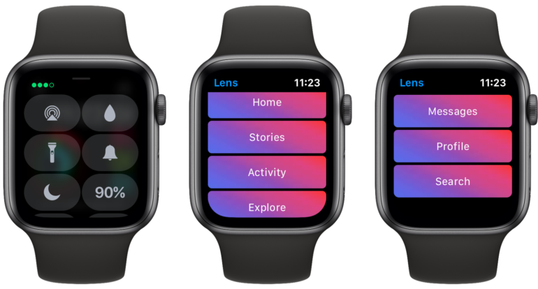 Lens, l’app che porta Instagram su Apple Watch, è la prima ad introdurre acquisti in-app