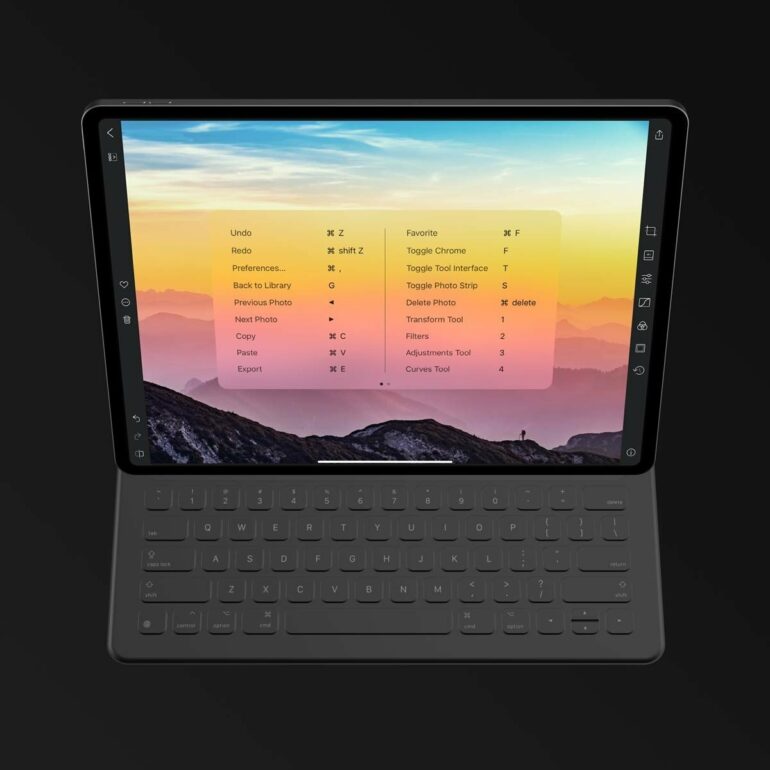 Darkroom ottiene il supporto completo del mouse e del trackpad su iPad