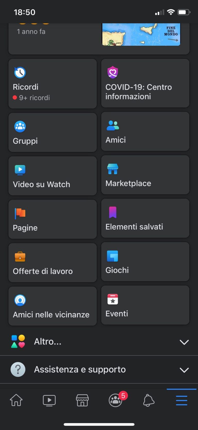 Sta arrivando la Dark Mode sull’app di Facebook per iOS