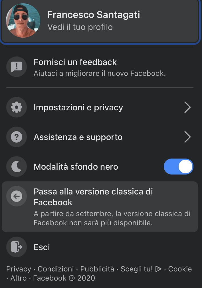 Facebook rimuoverà l’opzione di web design “classica”