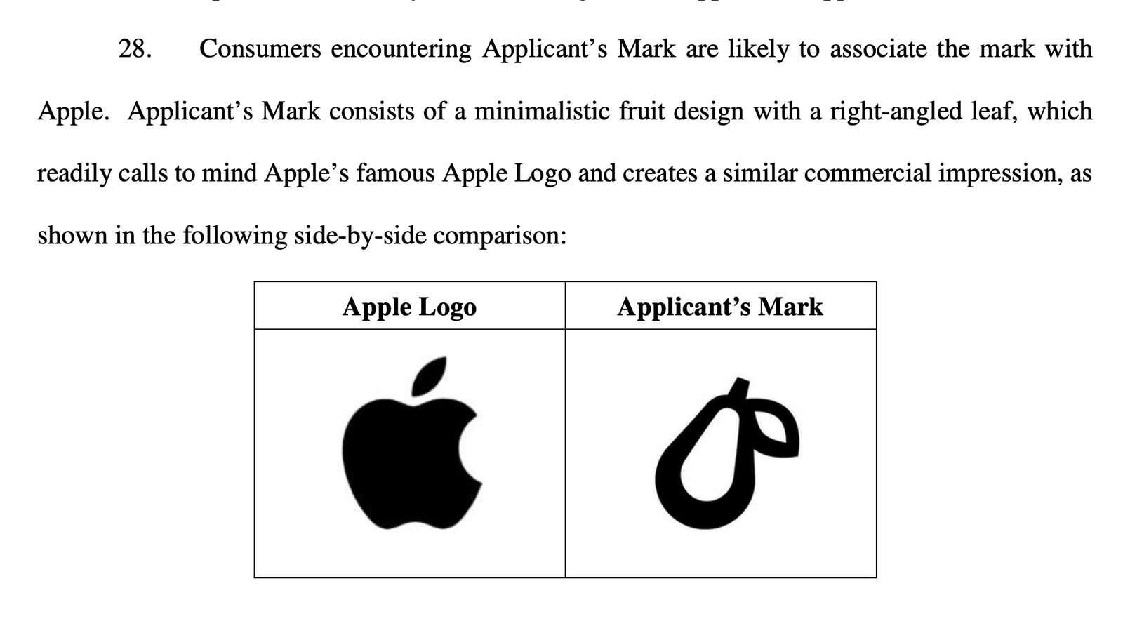 Apple intraprende un’azione legale contro una piccola impresa a causa del suo logo