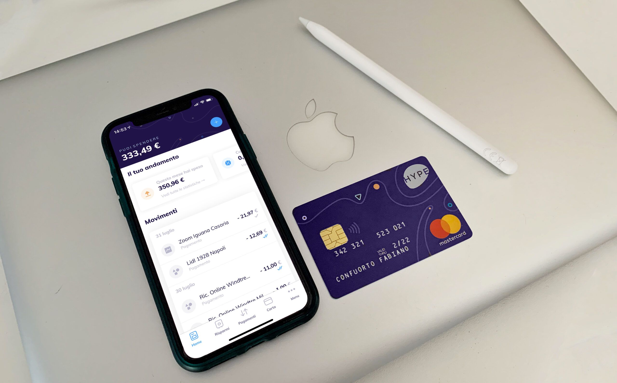 Richiedi la carta prepagata HYPE: E’ Gratis, ti regala 10€ e ti migliora la vita con Apple Pay