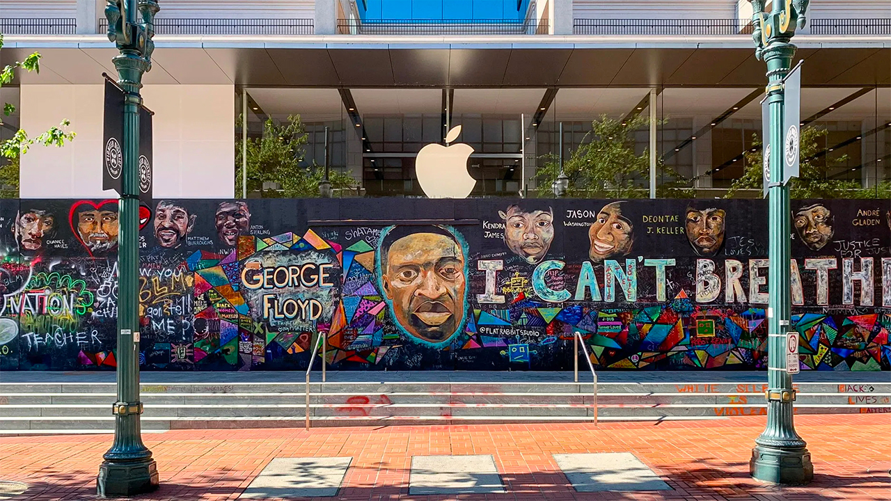 Apple dona il murales Black Lives Matter ad una organizzazione no profit
