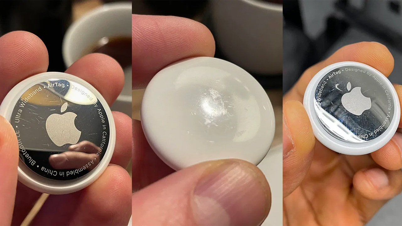 L’AirTag si graffia molto molto facilmente