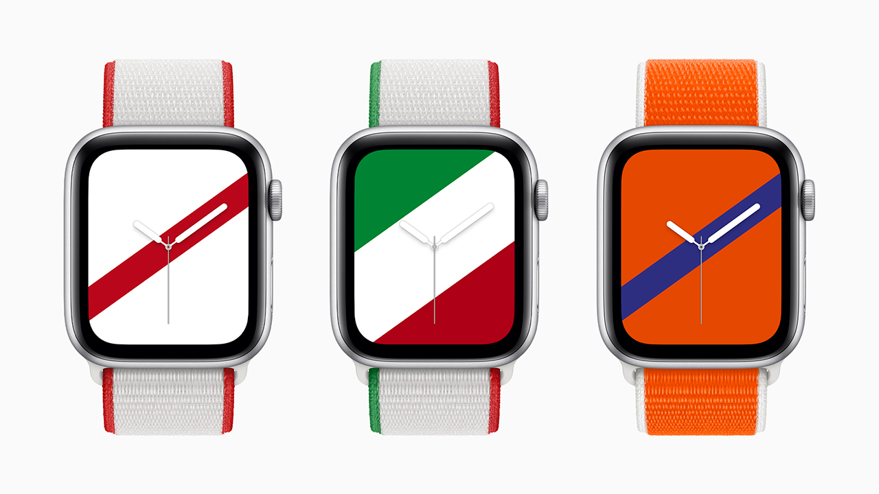Apple lancia 22 nuovi cinturini internazionali per Apple Watch con i colori delle bandiere