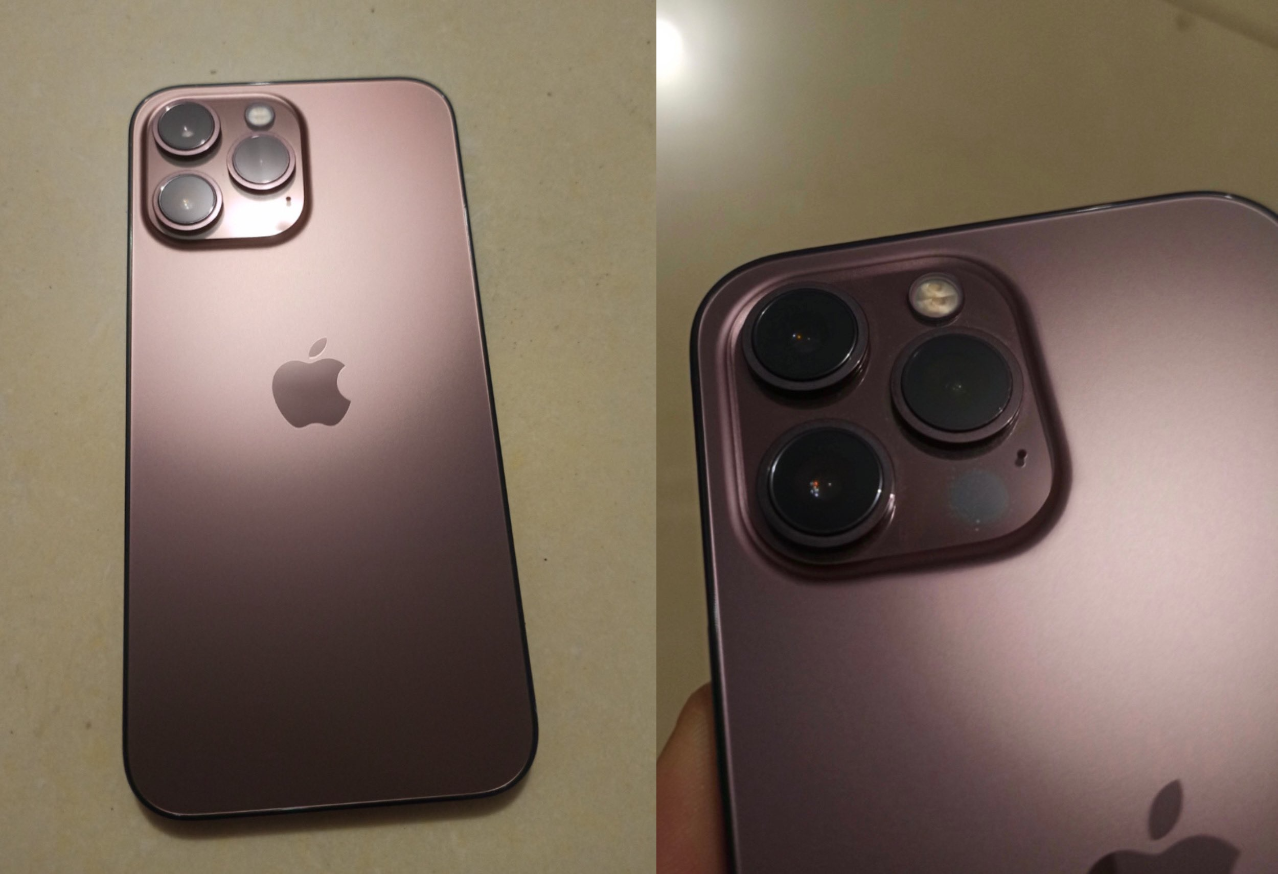 Il presunto iPhone 13 Pro in Oro Rosa si mostra in foto