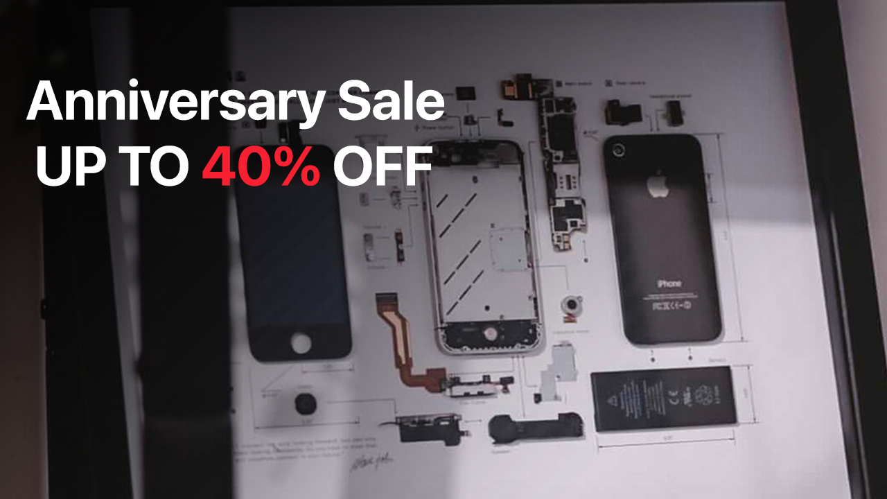 Grid Studio festeggia l’anniversario scontando i quadri che arredano usando i dispositivi Apple