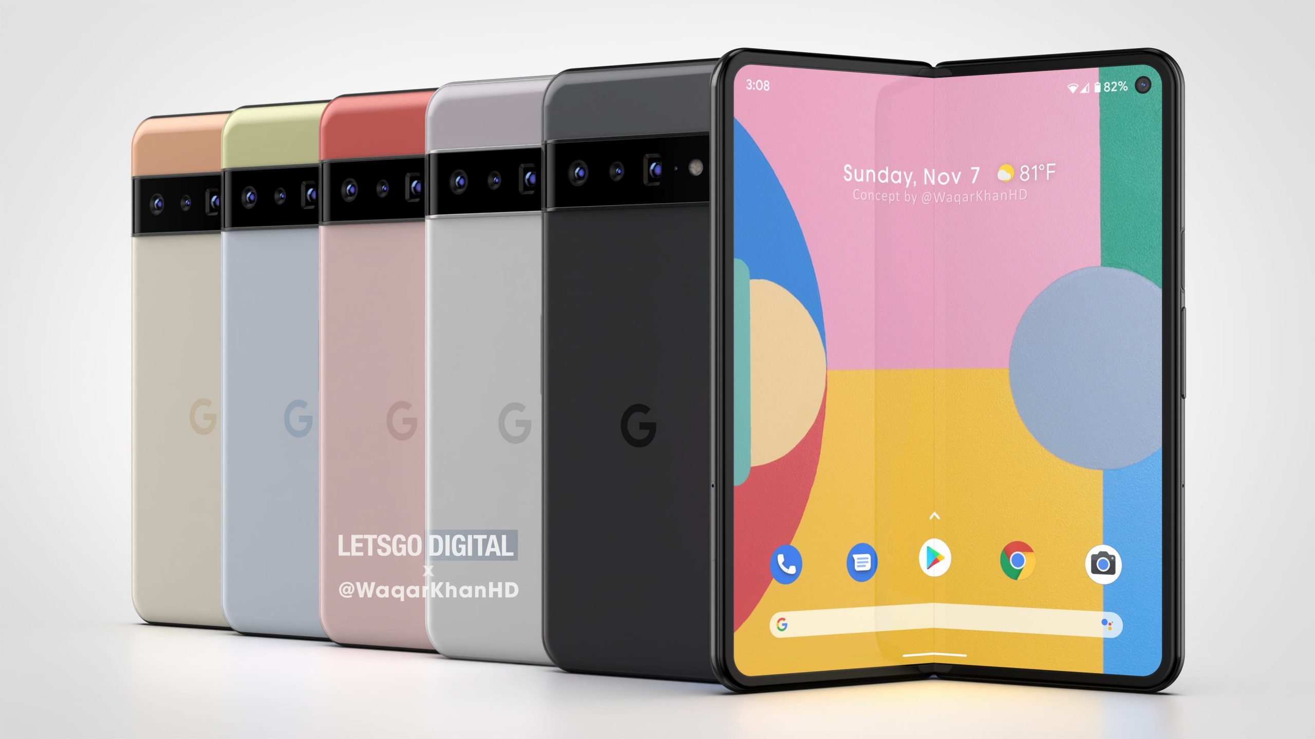 Sognate il pieghevole di Google? Ecco come potrebbe essere Pixel Fold