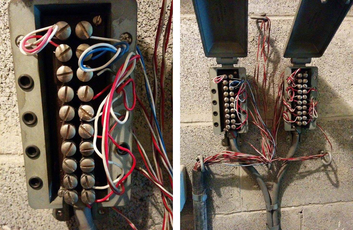 La chiostrina Telecom (scatola di derivazione)