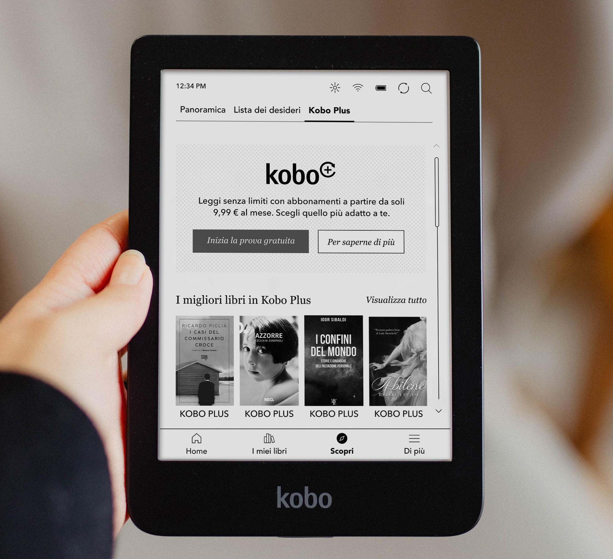 Kobo Plus arriva in italia: ebook e audiolibri a partire da 10€ al mese