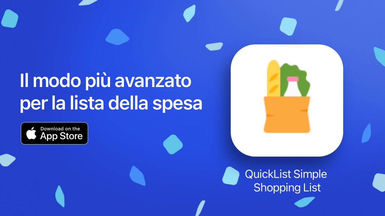 QuickList Simple Shopping List è l’app che ti aiuta a fare la spesa | QuickApp