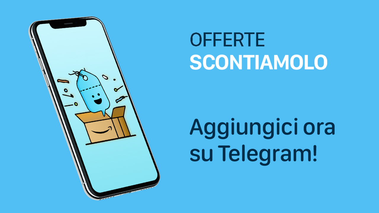 Scontiamolo: il nostro canale Telegram per risparmiare con le Migliori Offerte, Coupon ed Errori di Prezzo