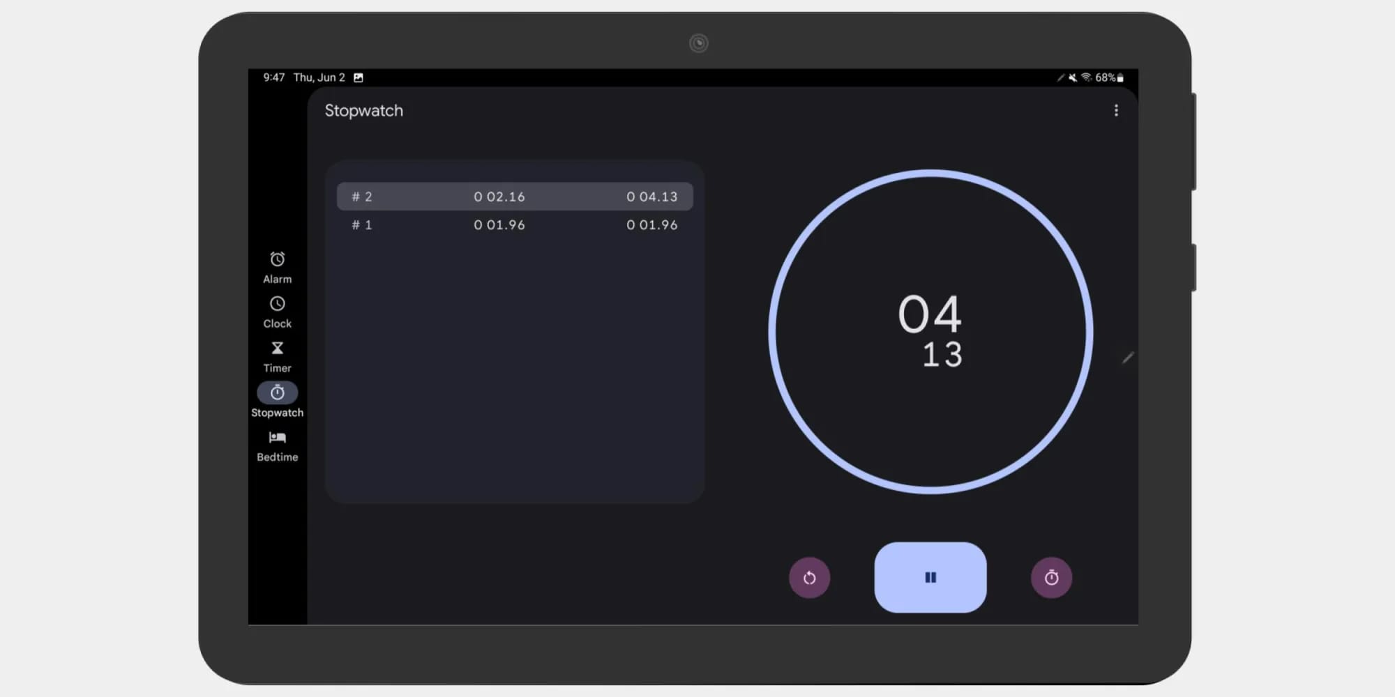 Google aggiorna l’app Orologio:  novità grafiche per i tablet