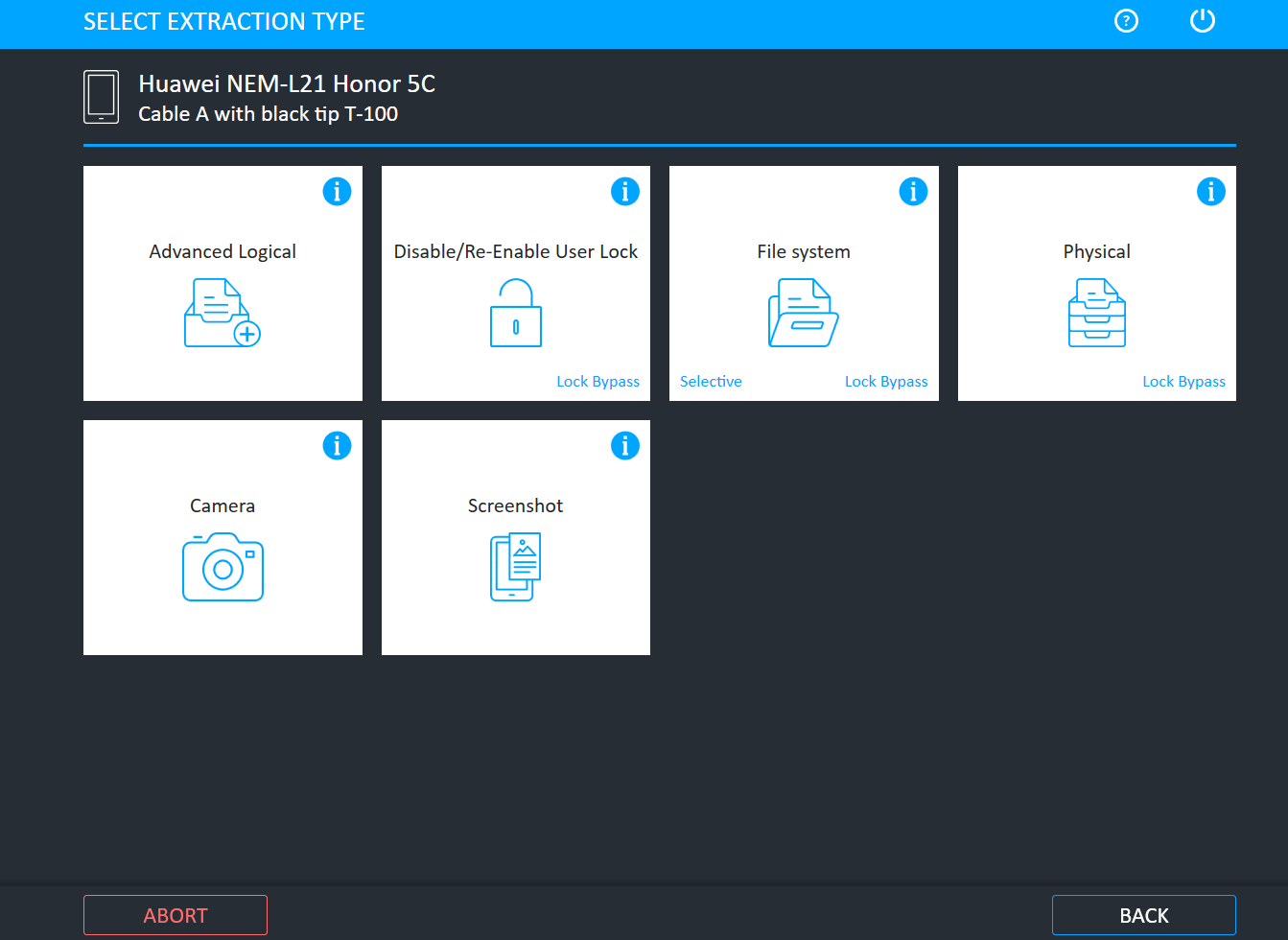 Copia forense cellulare