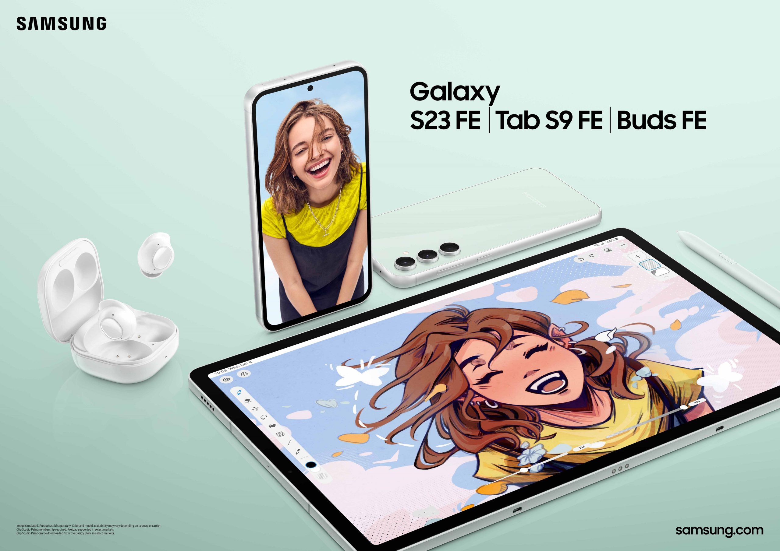 Galaxy Tab S9 FE e Galaxy Buds FE ufficiali: il pacchetto top a un prezzo conveniente