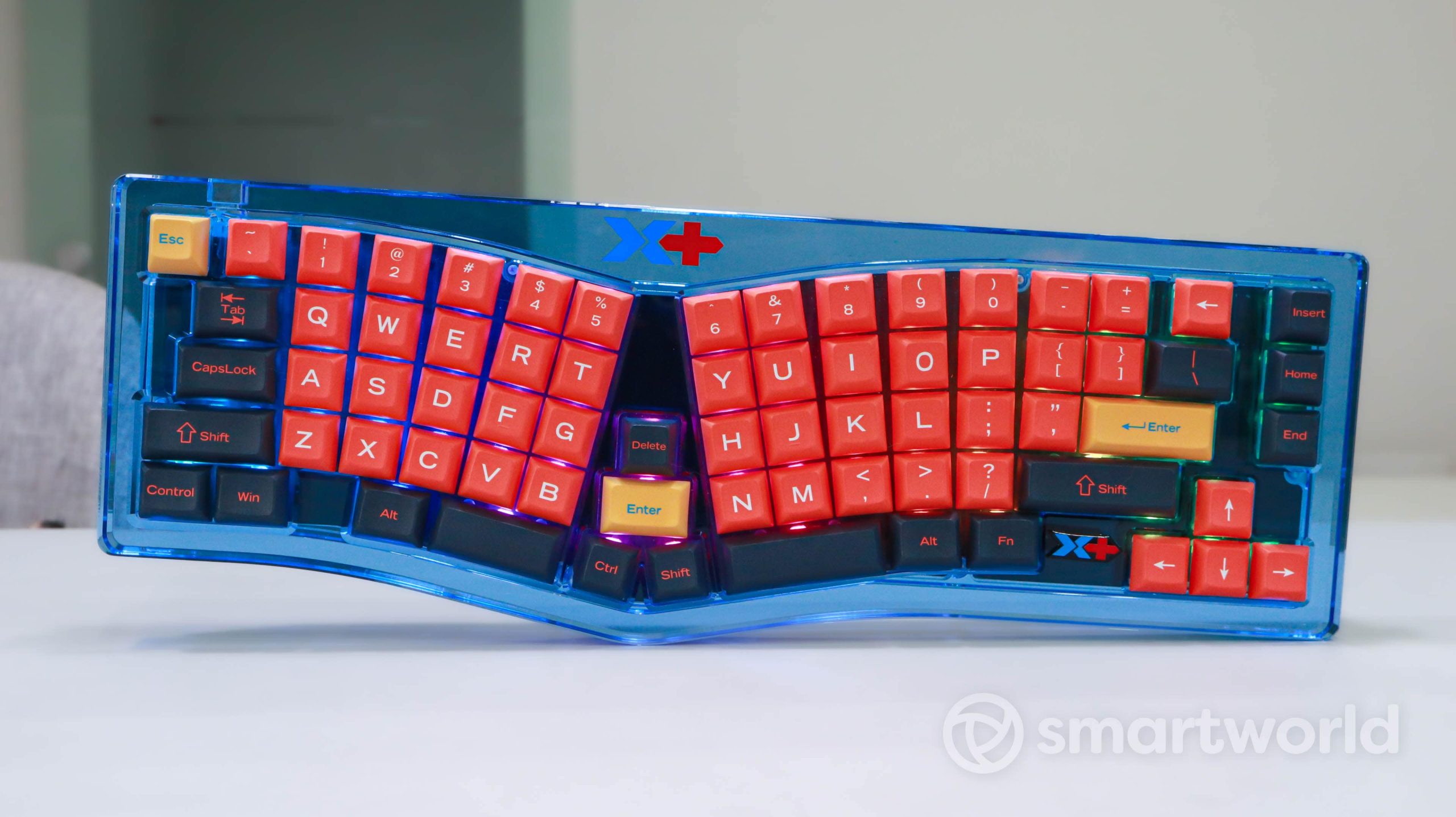 VickyBoard Ergo Split-V: sbarca su IndieGoGo la particolarissima tastiera meccanica ergonomica trasparente