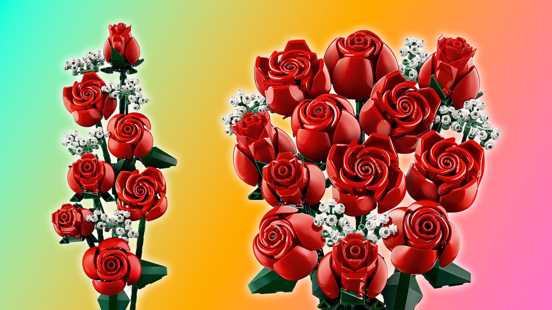 LEGO presenta Bouquet di rose, un nuovo mazzo di fiori talmente realistico che non sembra neanche LEGO