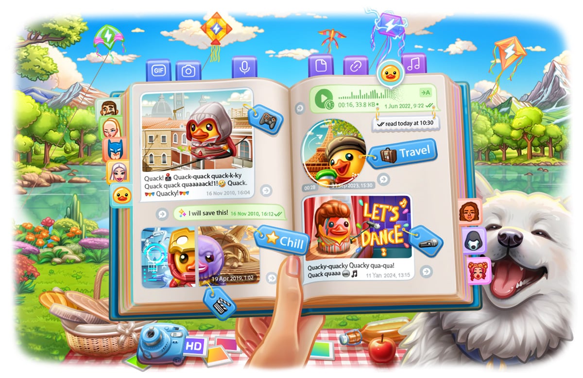 Telegram si aggiorna: nuovi messaggi salvati, ricerca migliorata e una valanga di novità