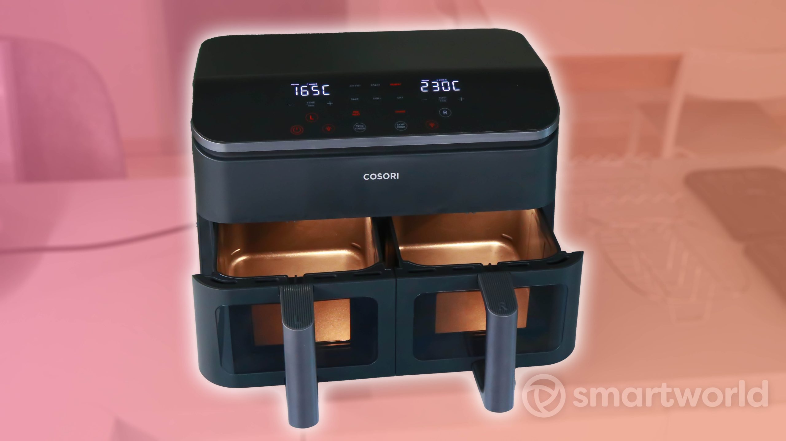COSORI Dual Zone, la recensione della friggitrice ad aria con doppio cestello con vetro temperato