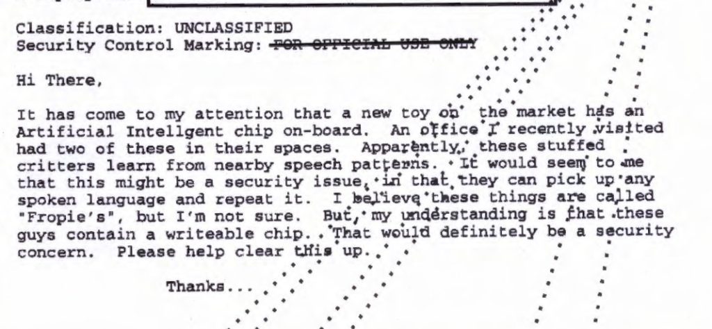 Quando i Furby causarono timori per la sicurezza nazionale